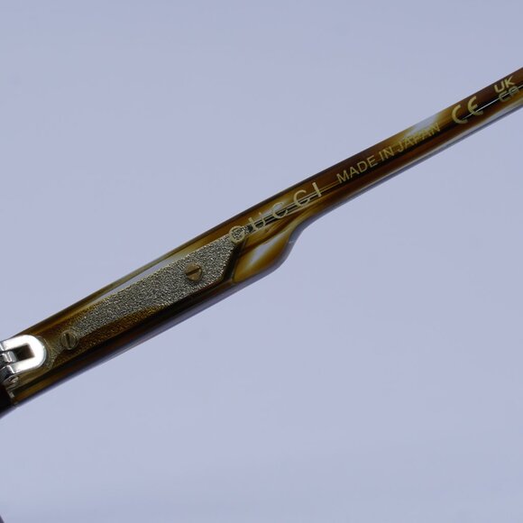 Gucci GG1286S 003 Sunglasses Striated Havana Aviator Frame - Picture 8 of 10